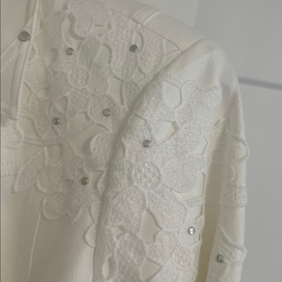 Joseph Ribkoff Off-White Textured Jacket - Picture 4 of 11